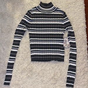 NWT Cropped Turtleneck Sweater